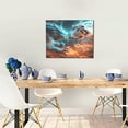 thumbnail image 5 of Naloa Blue Dragon And White Tiger Print Canvas Bathroom Wall Art,Bathroom Wall Art Decoration, Canvas Poster Prints,Decorative Paintings for Living Room, Bathroom, Kids Room, 5 of 6