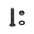 thumbnail image 4 of Uxcell Carriage Bolt with Nut & Washer, Black 304 Stainless Steel M10x50mm 25 Set, 4 of 7