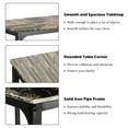 thumbnail image 4 of Spaco 3 Piece Counter Height Dining Set Faux Marble Table, Dining Room Table, Modern Dining Set for Home, Kitchen, Dining Room, 4 of 11
