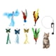 thumbnail image 4 of Juguetes interactivos para gatos con súper ventosa desmontable, 8 Uds., reemplazos de plumas, juguete de plumas de primavera para gatos de interior, j Zulema Juguetes para gatos, 4 of 8