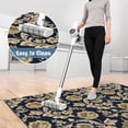 thumbnail image 6 of Office Chair Mat for Hardwood Floor Floral 36"x48" Computer Gaming Chair Mat Anti-Slip Rugs Floor Protector for Rolling Chairs Under Desk Rug for Home, 6 of 6