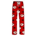 thumbnail image 5 of Lumtrix Christmas Pajama Pants Women Funny Snowman Graphci Lounge Pants Casual Elastic Waist Palazzo Pants Winter Pajamas Red XL, 5 of 6