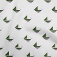 thumbnail image 1 of oneOone Velvet Forest Green Fabric Nautical Craft Projects Decor Fabric Printed By The Yard 58 Inch Wide, 1 of 5