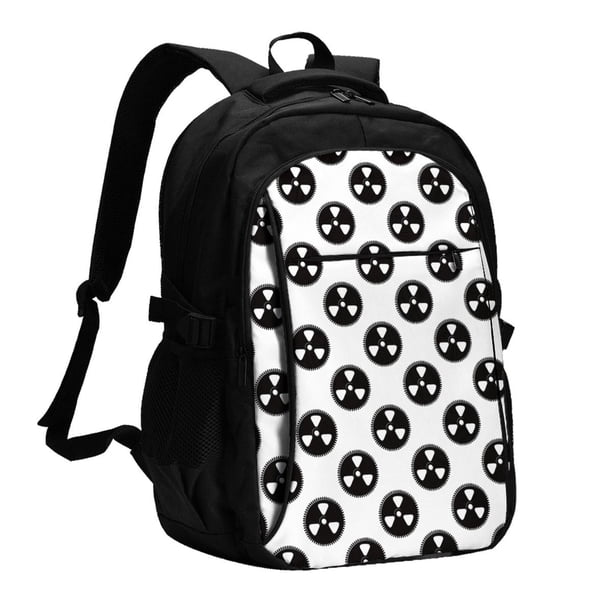 Easygdp Gear Tools Mochila para Laptop de Viaje con Puerto USB, Mochila para Laptop con Puerto de Carga USB para Mujeres y Hombres