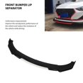 thumbnail image 3 of Front Bumper Splitter Spoiler Lip Separator 6Pcs Diffuser Protector for - Automotive Dams, 3 of 7