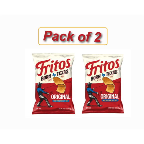 Fritos Original Corn Chips 12.5 oz (Pack of 2)