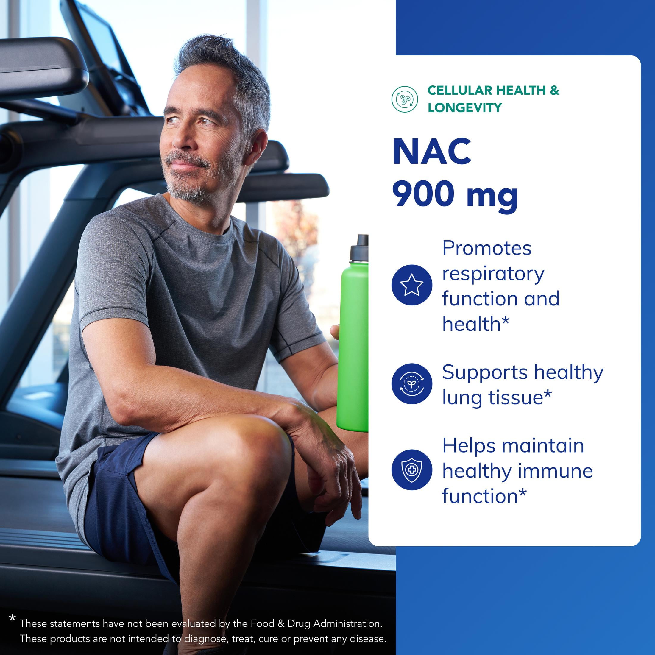 Pure Encapsulations NAC 900 mg - N-Acetyl Cysteine Amino Acid Supplement for Lung & Immune Support, Liver & Antioxidants* - 240 Capsules
