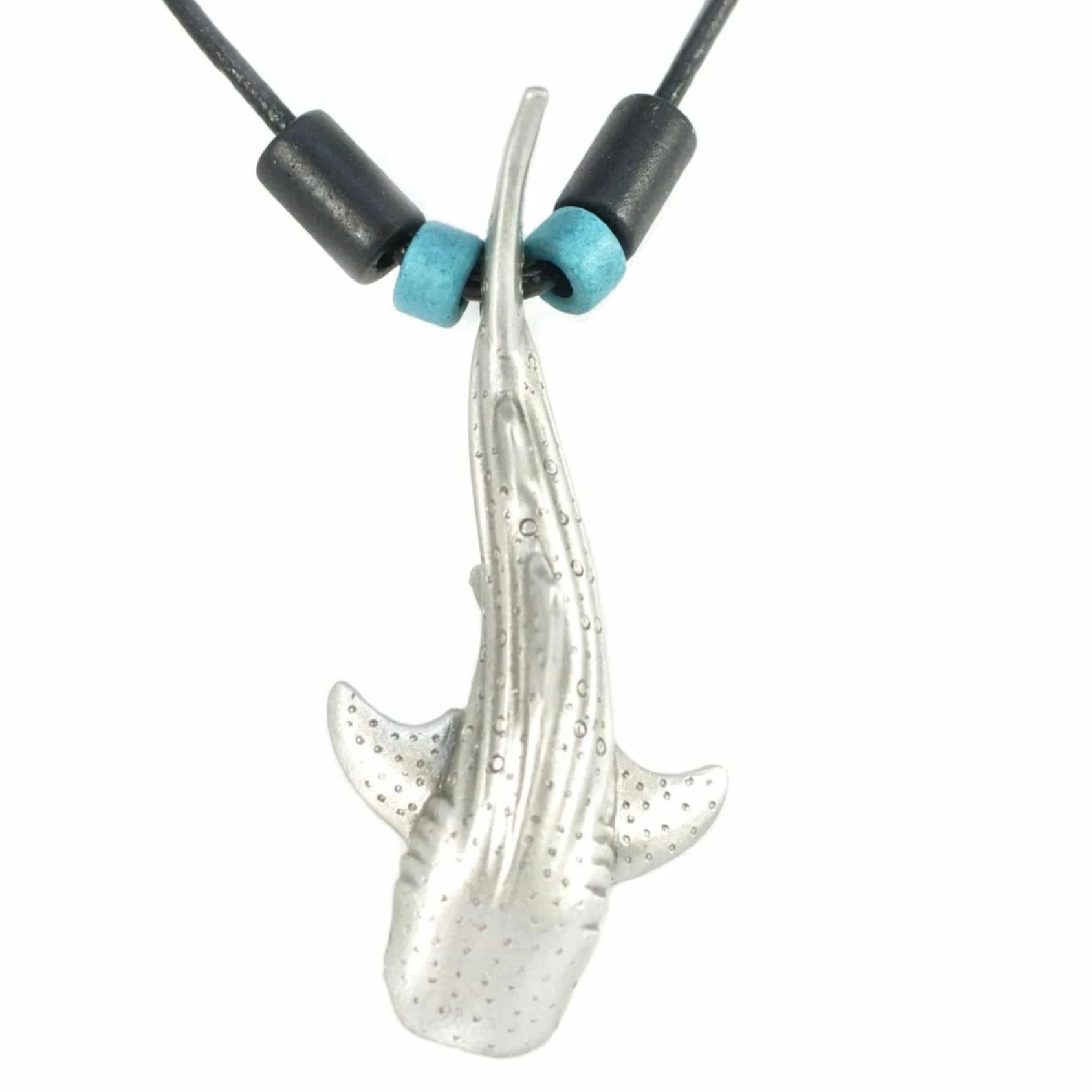 Whale Shark Sea Life Pewter Pendant 