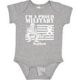thumbnail image 3 of Inktastic Proud Military Nephew Red Friday Boys Baby Bodysuit, 3 of 5
