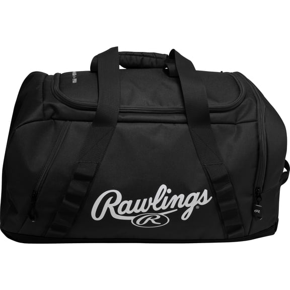 Rawlings Covert 2 Duffel Bag | Baseball & Softball Equipment Bag | Black