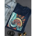 thumbnail image 3 of Ocean Dynamic Poster Art Shaped T-Shirt Women -Image by Shutterstock, Female x-Large, 3 of 4
