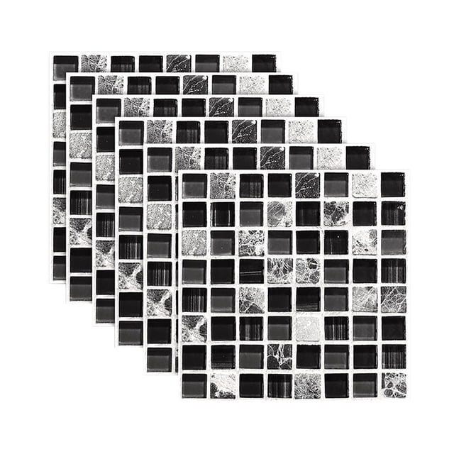 3D Simulation Tile Stickers Home Decoration Waterproof Bathroom Wall Stickers