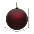 thumbnail image 2 of 6" Burgundy Matte Ball UV 4/Bag, 2 of 5