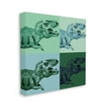 thumbnail image 3 of Stupell Industries Roaring T-Rex Dinosaur Kids Vintage Pop Style Graphic Art Gallery Wrapped Canvas Print Wall Art, Design by Daphne Polselli, 3 of 7