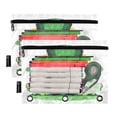 thumbnail image 3 of St-patrick's Day Man 2 Pack Pencil Pouches Zipper Pencil Case 3 Ring Pencil Pouch Cosmetic Bag, 3 of 6
