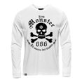 thumbnail image 1 of Playera Blanca Manga Larga Chica Logo Kingmonster, 1 of 2
