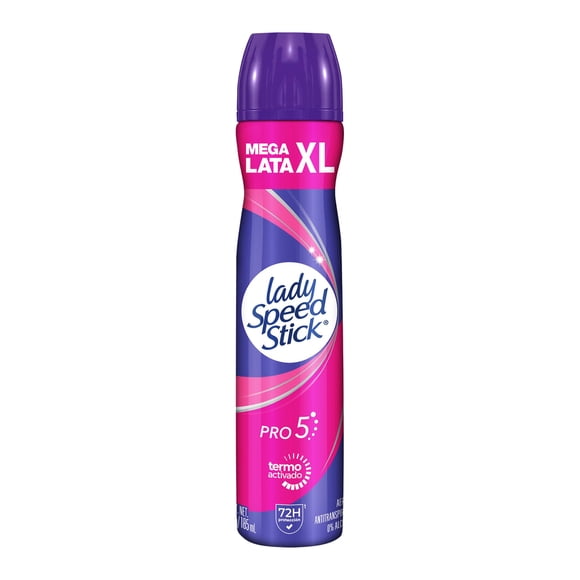 Desodorante Mujer Lady Speed Stick Pro 5 Spray XL 185mL