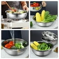 thumbnail image 5 of Pungan stainless steel bowl Stainless Steel Mixing Bowls 2pcs for Cooking and Baking,11.02"X11.02"X3.35", 5 of 10