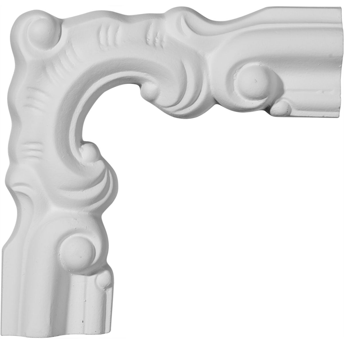 5 1/8'W x 5 1/8'H Seville Panel Moulding Corner (matches moulding PML01X00SE)