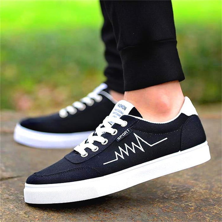 Mens Casual Canvas Shoes Driving 