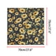 thumbnail image 3 of Bufandas de gasa para mujer - 27.6 X27.6 - Pañuelo cuadrado con estampado floral Pañuelo para el cuello Pañuelo para el cuello Girasol negro 70x70cm/27.6x27.6 inches(LxW), 3 of 5