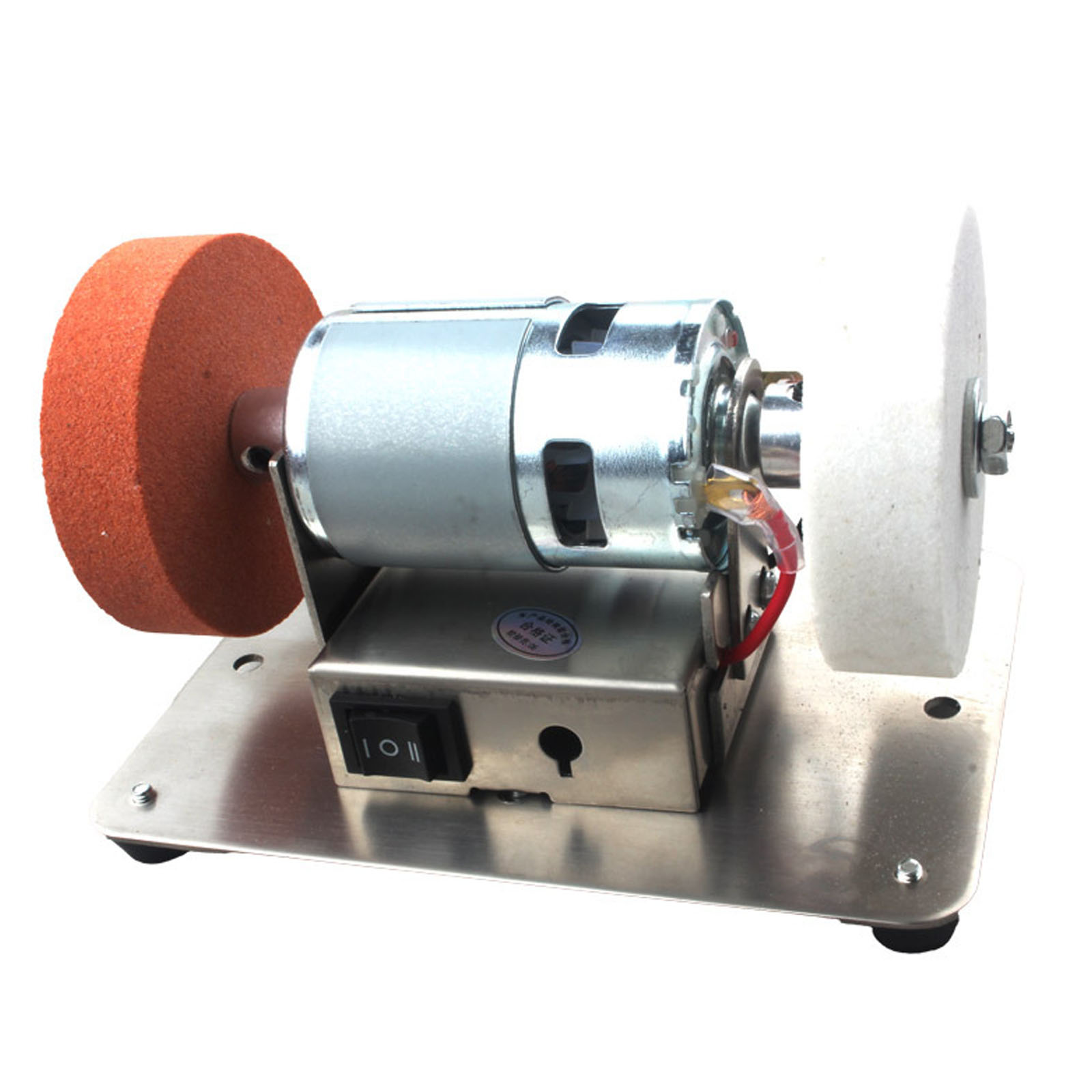 Electric Small Sander 100W Table Grinder 6000rpm Variable Speed Control For Cutter Sharpening Metal Polishing Projects