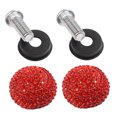 thumbnail image 4 of Homoyoyo Car Plate Bolt Red License Plate Screws 1Set with Caps for Vehicle Installation, 4 of 8