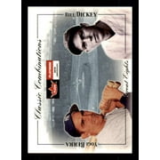 Yogi Berra/Bill Dickey Card 2001 Fleer Platinum Classic Combinations #40