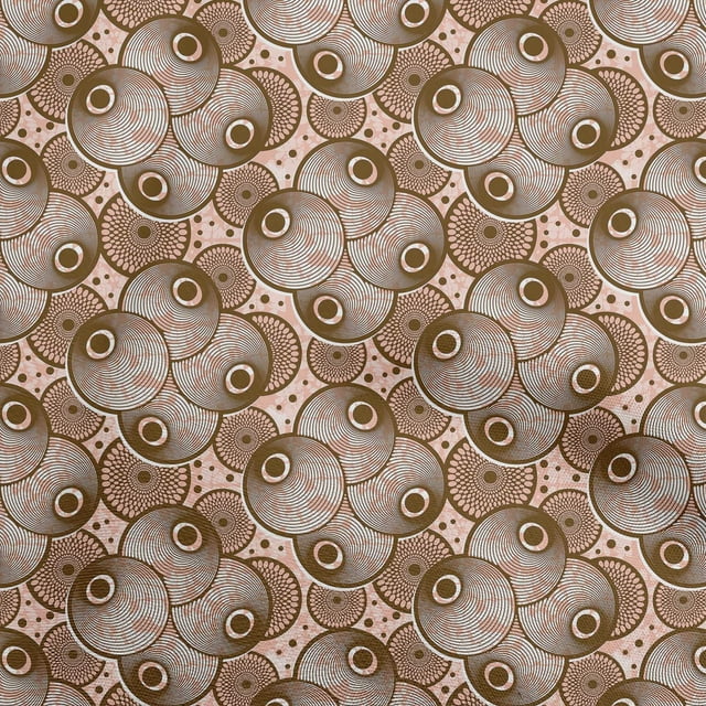 oneOone Cotton Poplin Rose Brown Fabric African Sewing Craft Projects Fabric Prints By Yard 56 Inch Wide
