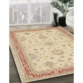 thumbnail image 3 of Ahgly Company Machine Washable Indoor Rectangle Traditional Brown Gold Area Rugs, 8' x 12', 3 of 7