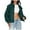 Z01#Green, variant on IROINNID Women's Faux Leather Jacket Long Sleeve Front Zip Pocket Biker Moto Jacket,Red