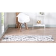 thumbnail image 4 of Rugs.com Morocco Collection Rug – 6 Ft Runner Ivory High-Pile Rug Perfect For Hallways, Entryways, 4 of 9