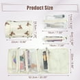 thumbnail image 3 of Unique Bargains Roll Up Makeup Bag 4 in 1 Detachable Cosmetic Bag Roll Up Toiletry Bag for Women Teddy Bear Style, 3 of 6