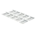 thumbnail image 1 of Greenhouse Base Fixture Set, Greenhouse Base Hook White Secure Connection Snap On  for Sunshade Net, 1 of 7