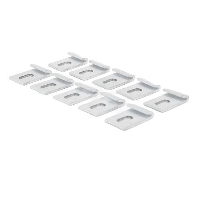 Greenhouse Base Fixture Set, Greenhouse Base Hook White Secure Connection Snap On for Sunshade Net