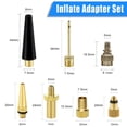 thumbnail image 2 of Bike Inflate Presta Valve Adapter Set, Convert Presta to Schrader, Schrader to Presta, Presta to Presta, Tire Valve Extension fit DV SV AV FV Valves (7 Pack), 2 of 7