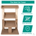 thumbnail image 3 of Nala Cat Tower-Color:Beige, 3 of 10