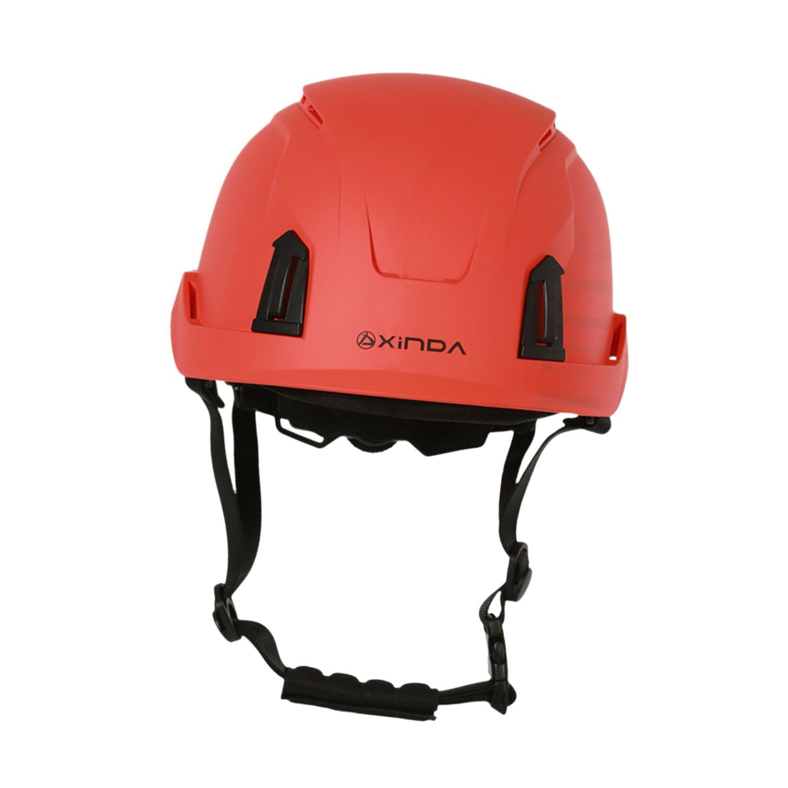colaxi Construction Helmet for Adults Hard Hat for Arborist Outdoor Industrial Work Red