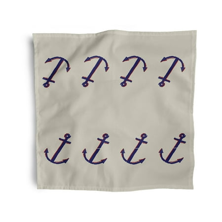 

Simply Daisy 18 x 18 Taupe Anchored Napkins Set of 4