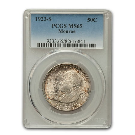 1923-S Monroe Doctrine Commem Half Dollar MS-65 PCGS