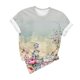thumbnail image 2 of Fiudx Camisetas para Mujer Top de Cuello Redondo de Manga Corta Estampado Casual de Moda de Verano para Mujer, 2 of 4