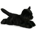 thumbnail image 3 of Aurora - Small Black Mini Flopsie - 8" Twilight Cat - Adorable Stuffed Animal, 3 of 5