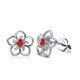 thumbnail image 3 of Hueco Pendientes En Forma De Flor Temperamento Pendientes De Las Mujeres, 3 of 6