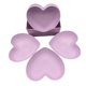 thumbnail image 4 of Platos en forma de corazón, platos para servir frutas, decorativos, plato de corazón, bandeja para servir el día de San Valentín, para dulces, nueces, Violeta, 4 of 10