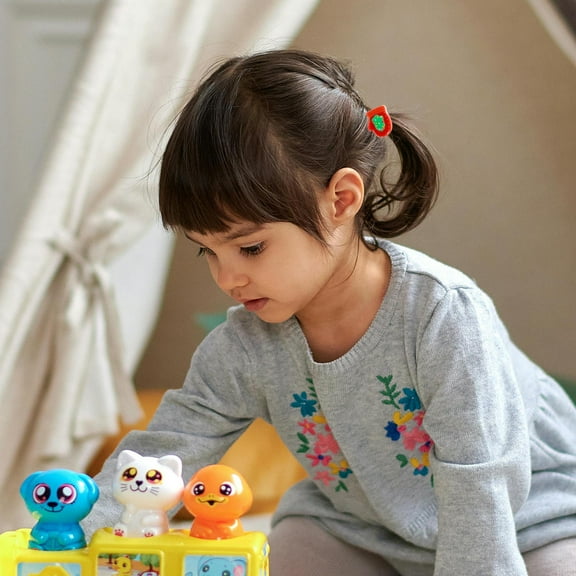 Uonlytech 20Pcs Holiday Hair Scrunchies Fabric Rubber Band Resin for Girls