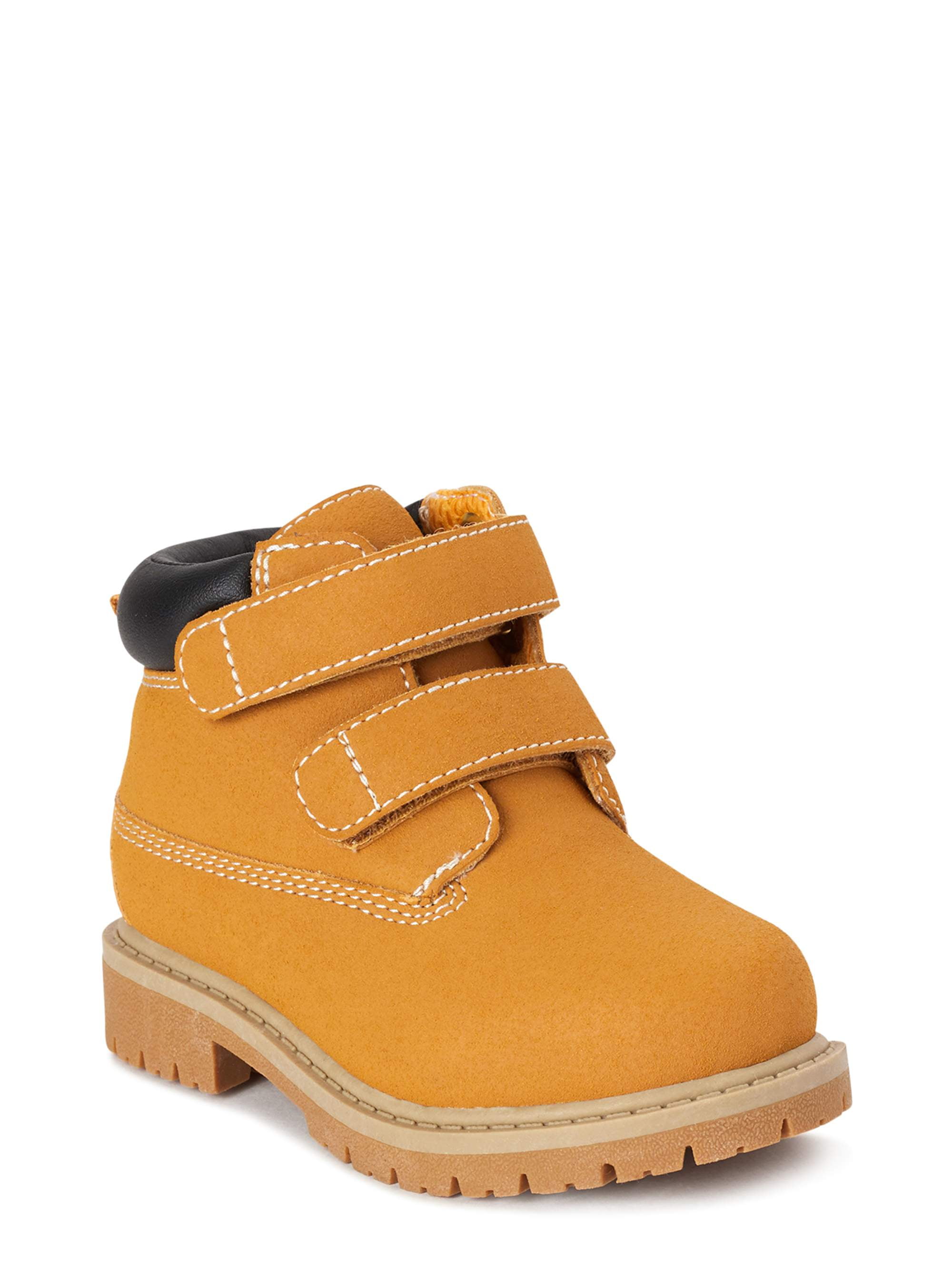 5 Wonder Nation Easy On/Off Lightweight Infant’s Boots In Wheat Available 4 6