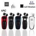 thumbnail image 4 of Q7 Wireless Convenient Bluetooth 4.1 Earphone Stereo Headset Voice Report In-Ear Retractable Wire Business Neck Clip Design, 4 of 8