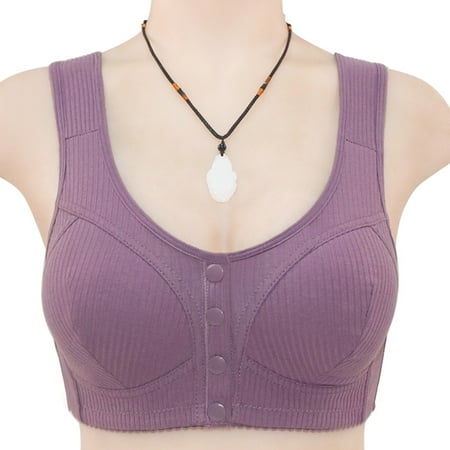 

Mishuowoti Women s Adjustable Sports Front Closure Extra-Elastic Breathable Lace Trim Bra