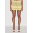 thumbnail image 3 of Women's Crochet Ruffle Trim Tiered Mini Skirt, 3 of 4