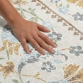 thumbnail image 3 of Addison Rugs Mayfield Premium Machine Washable Traditional Floral Ivory Rectangle Rug, 5' x 7'6", 3 of 8